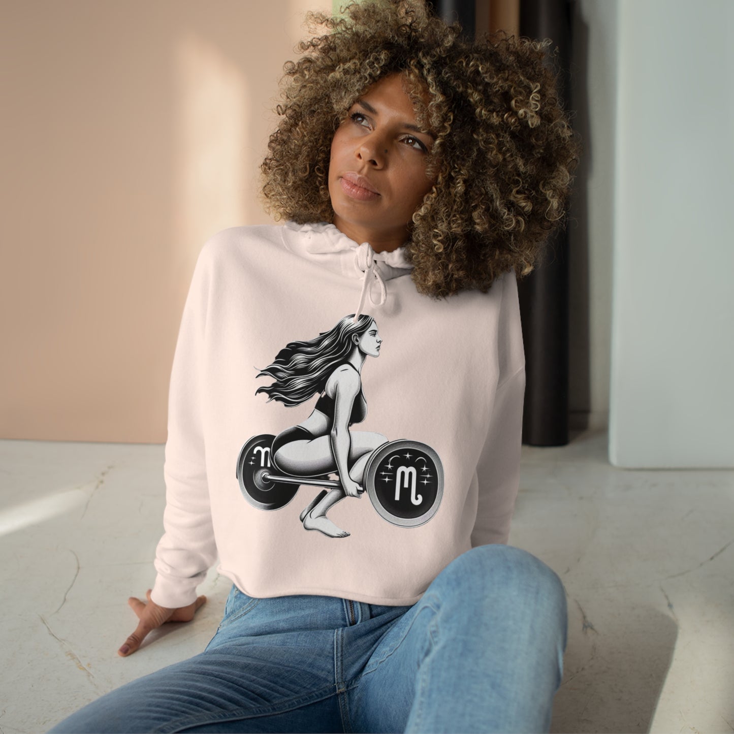 Virgo Crop Hoodie