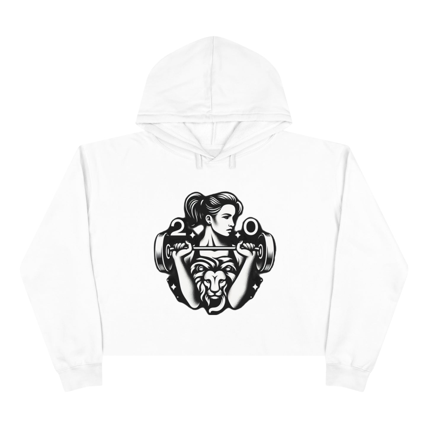 Leo Crop Hoodie