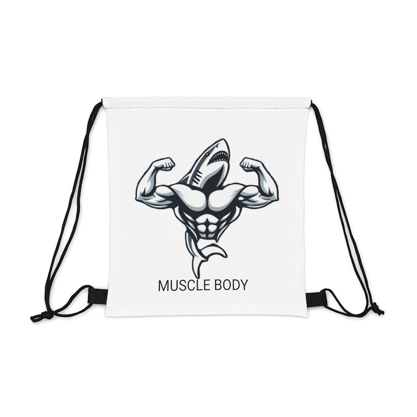 Muscle Body Towel Drawstring Bag