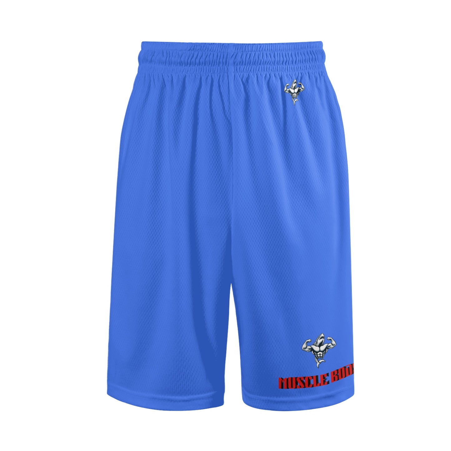 Mens Muscle Body Mesh Basketball & Running Shorts
