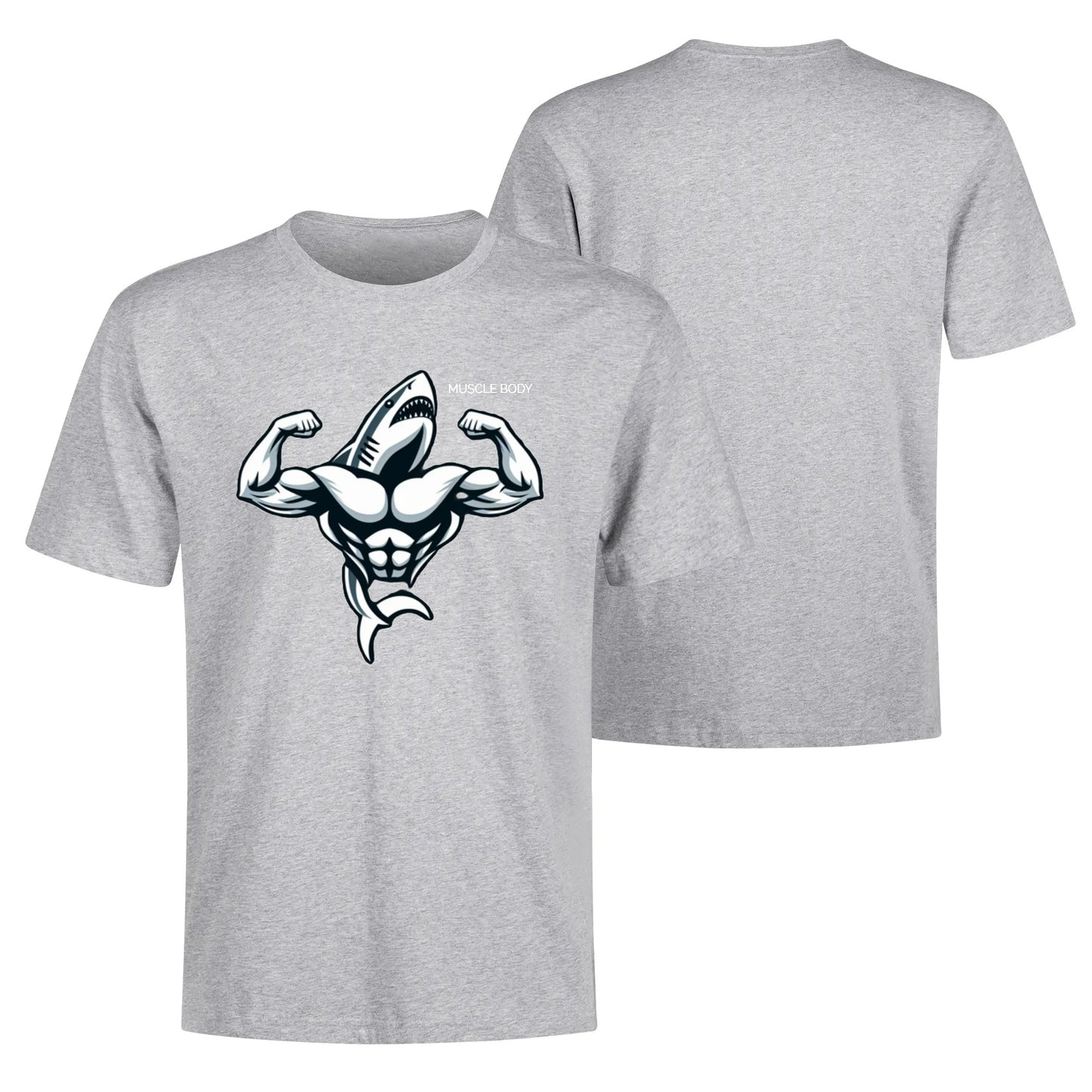 Mens Muscle Body Cotton T-Shirt