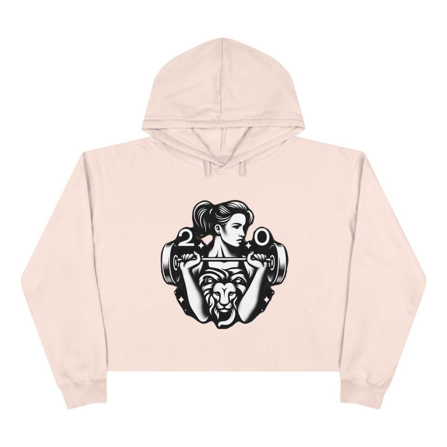 Leo Crop Hoodie