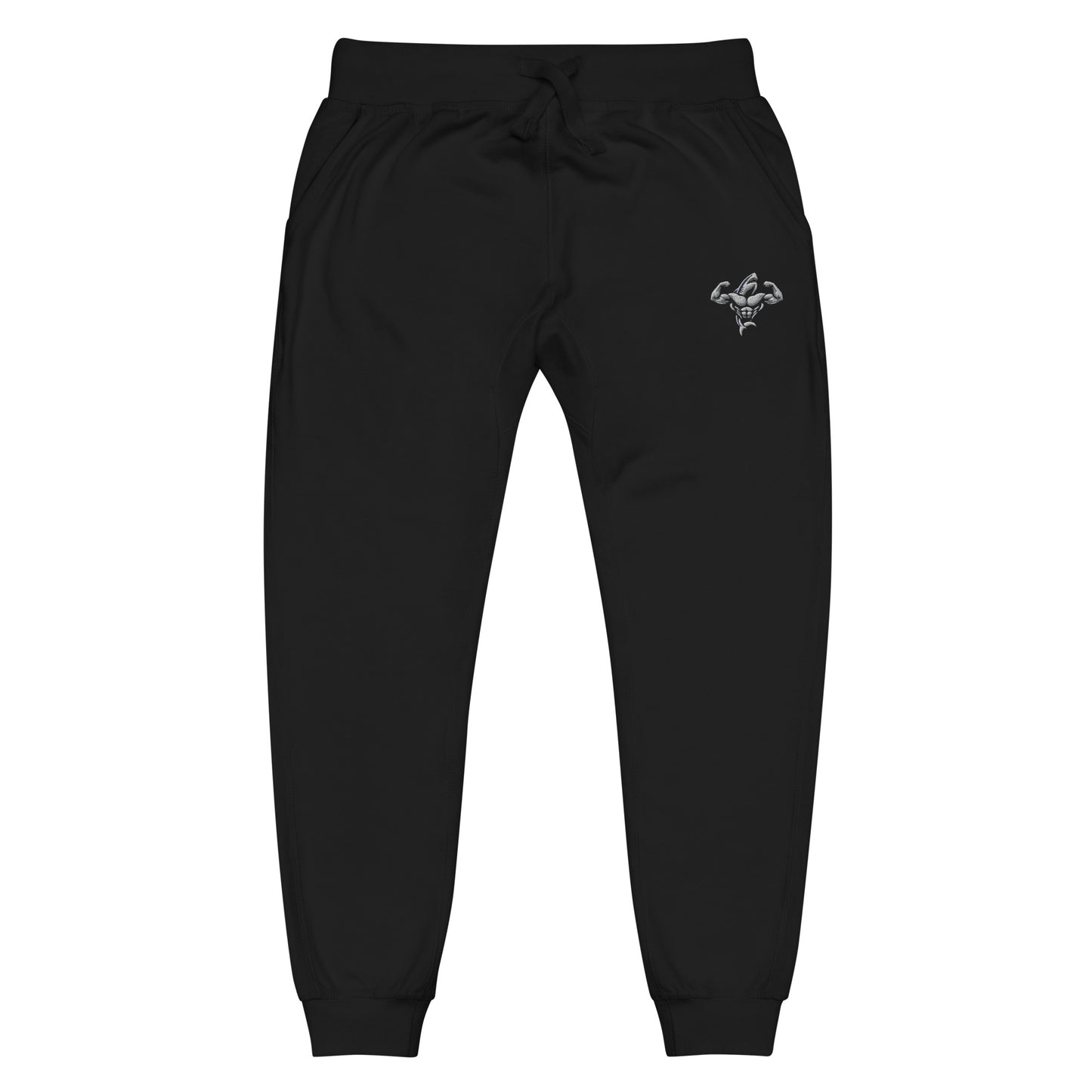 Men's Muscle Body Embroidered Fleece Sweatpants