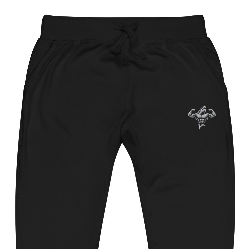 Men's Muscle Body Embroidered Fleece Sweatpants