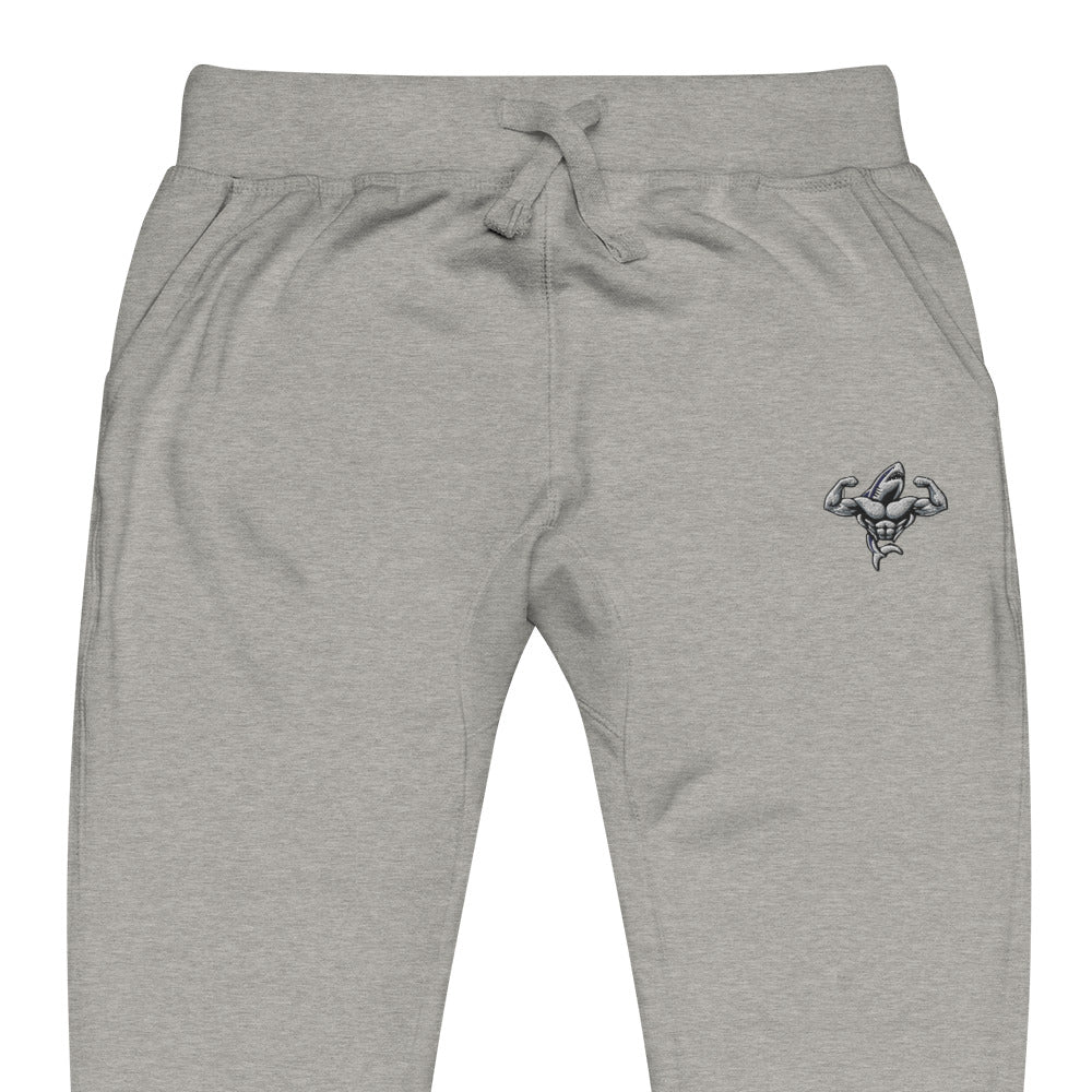 Men's Muscle Body Embroidered Fleece Sweatpants