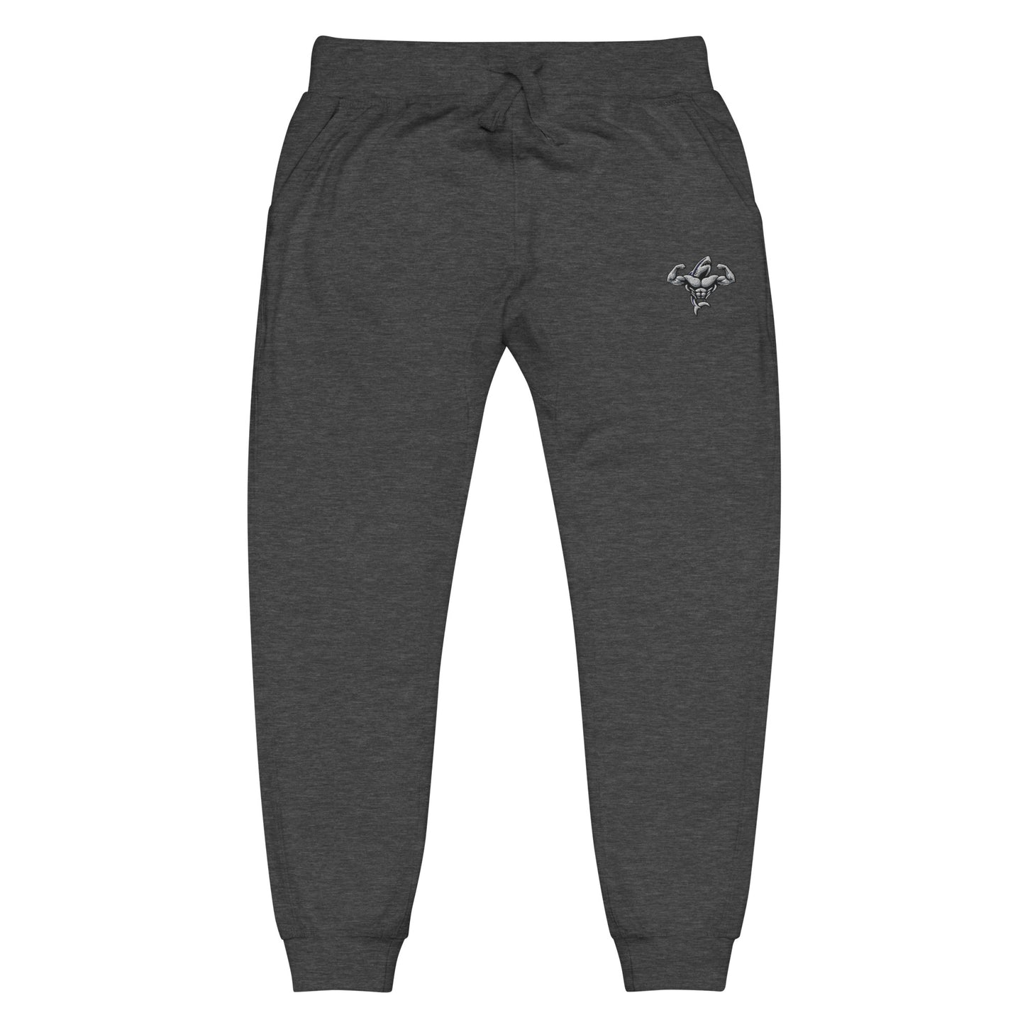 Men's Muscle Body Embroidered Fleece Sweatpants