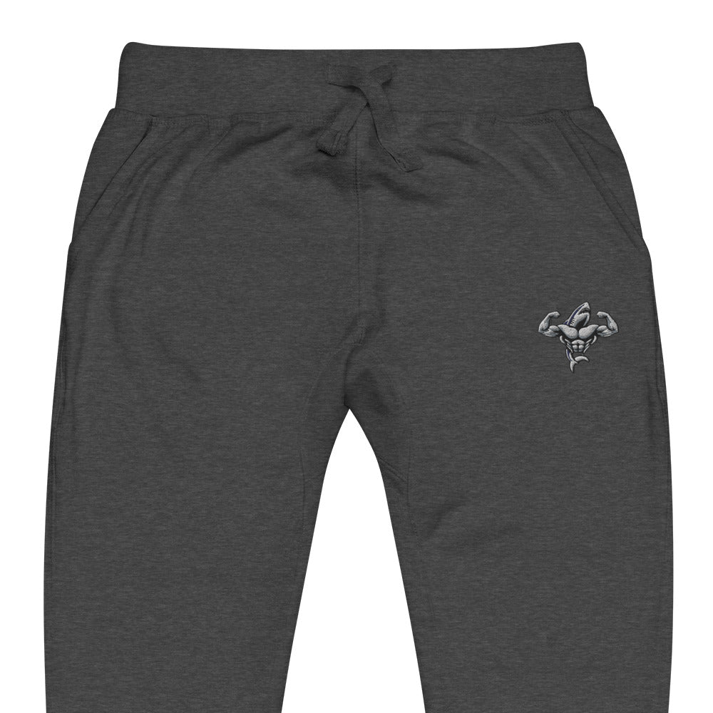 Men's Muscle Body Embroidered Fleece Sweatpants