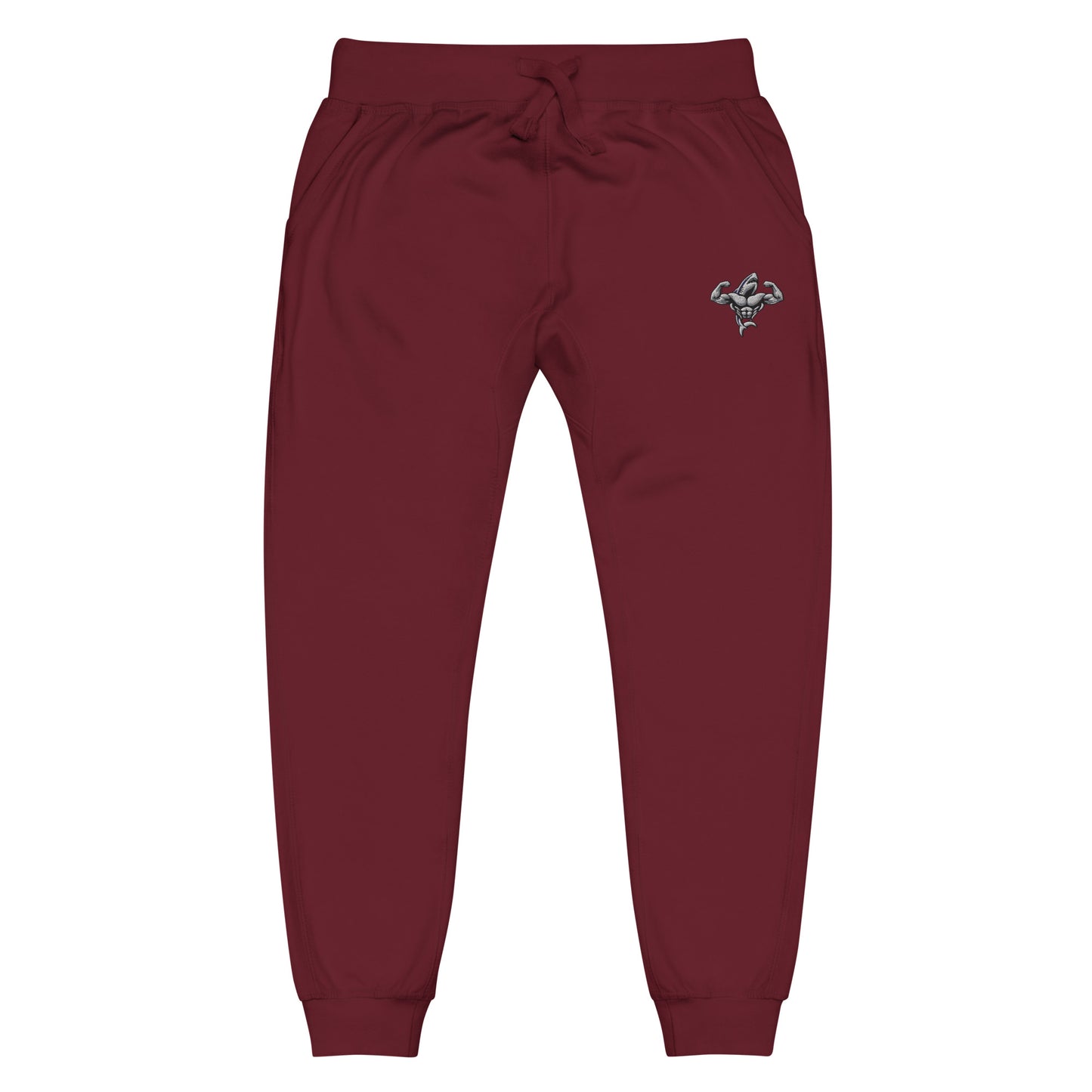 Men's Muscle Body Embroidered Fleece Sweatpants