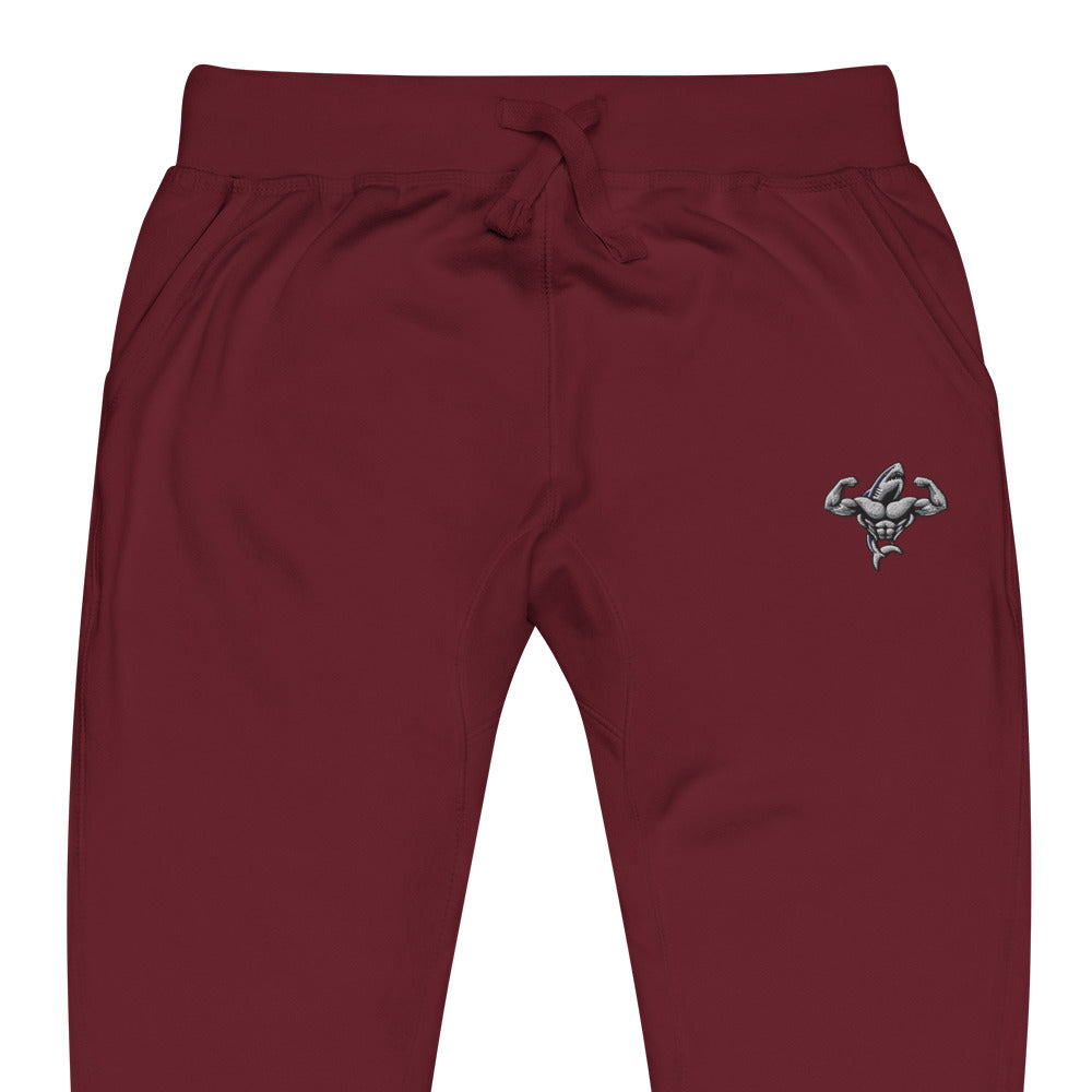 Men's Muscle Body Embroidered Fleece Sweatpants