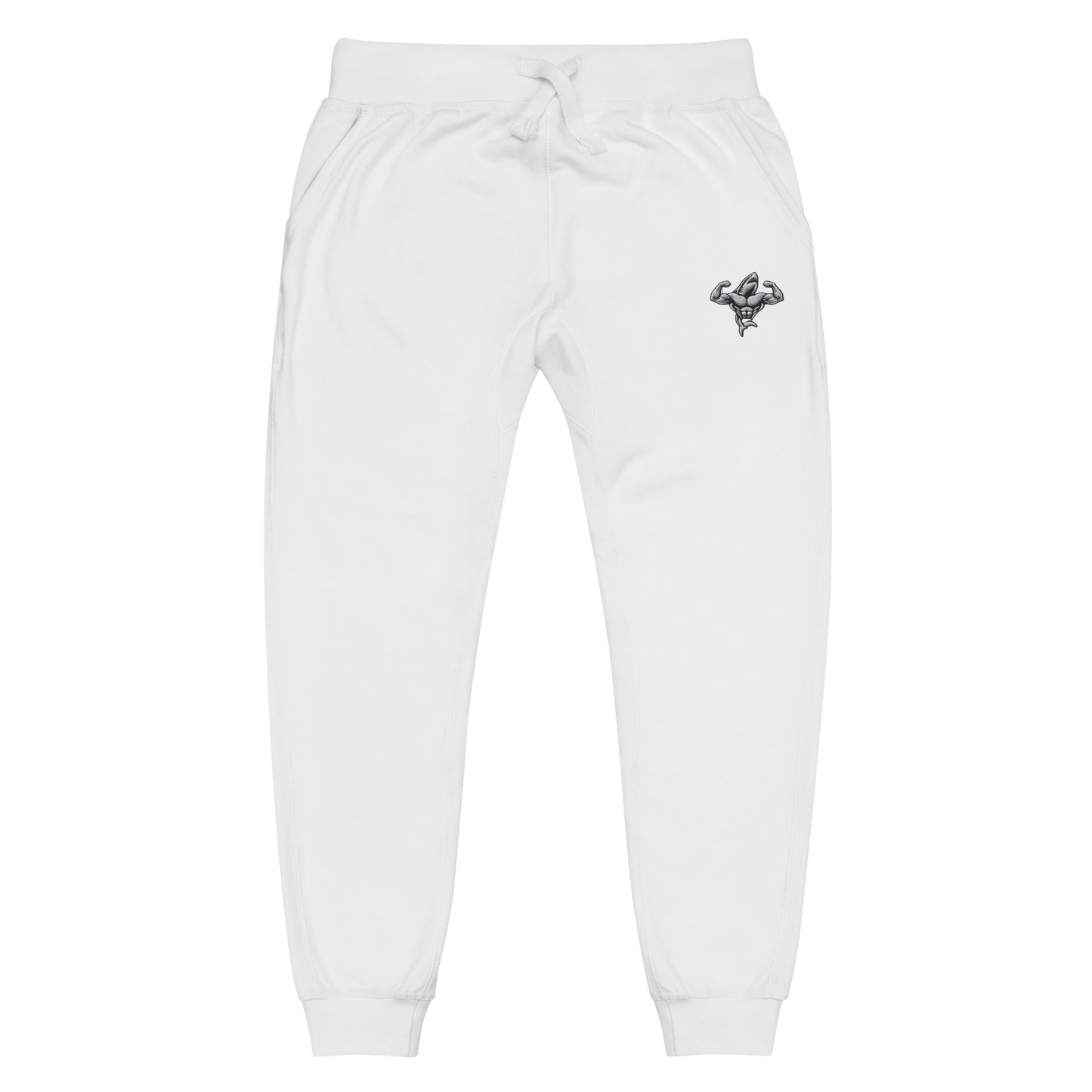 Men's Muscle Body Embroidered Fleece Sweatpants