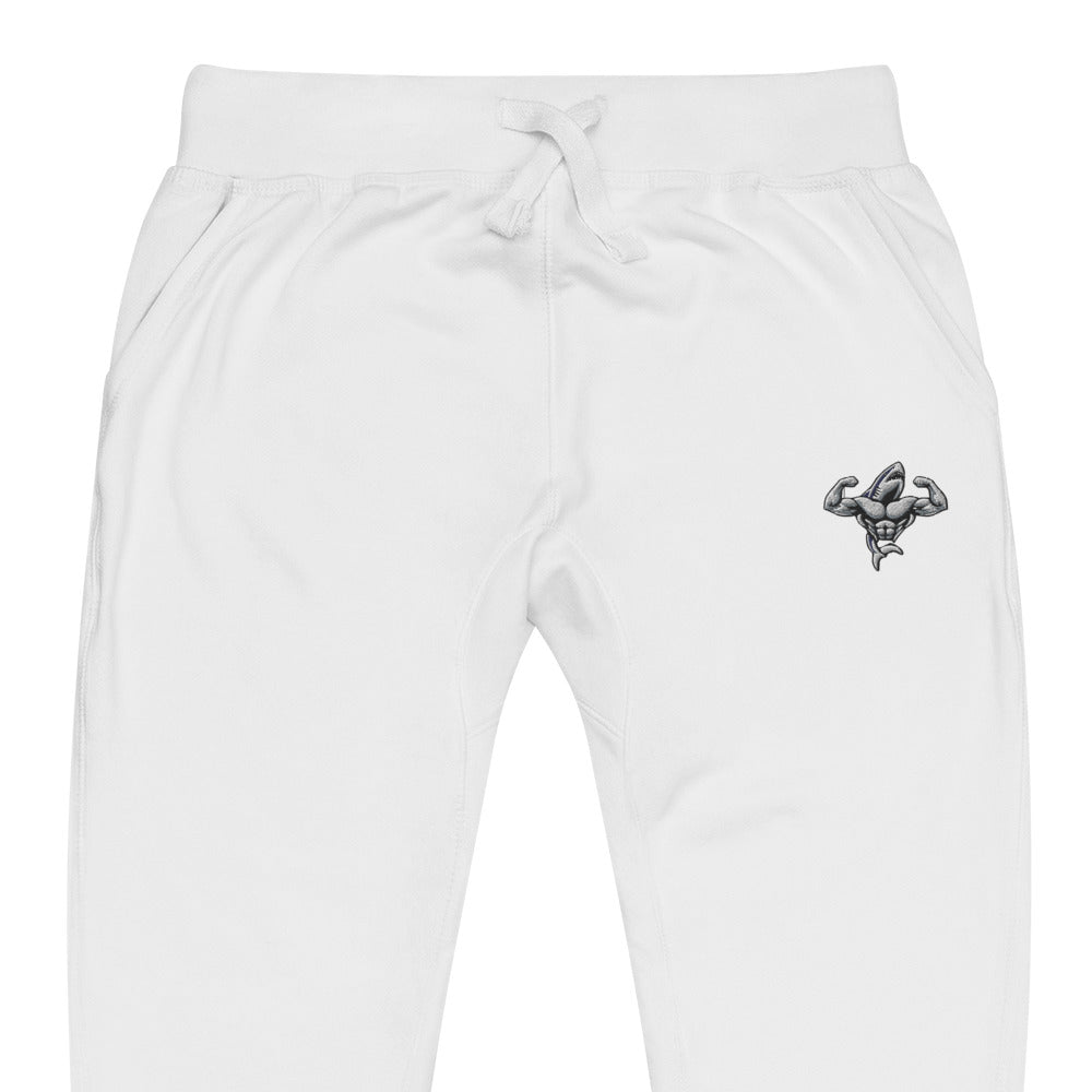 Men's Muscle Body Embroidered Fleece Sweatpants