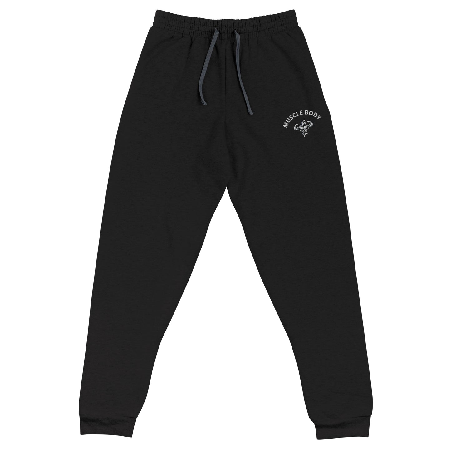 Muscle Body Embroidered Unisex Joggers
