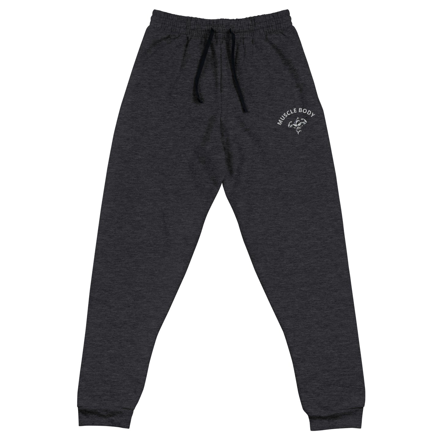 Muscle Body Embroidered Unisex Joggers