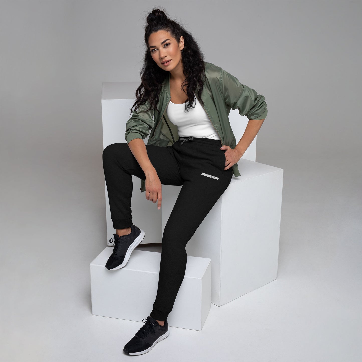 Muscle Body Embroidered Unisex Joggers