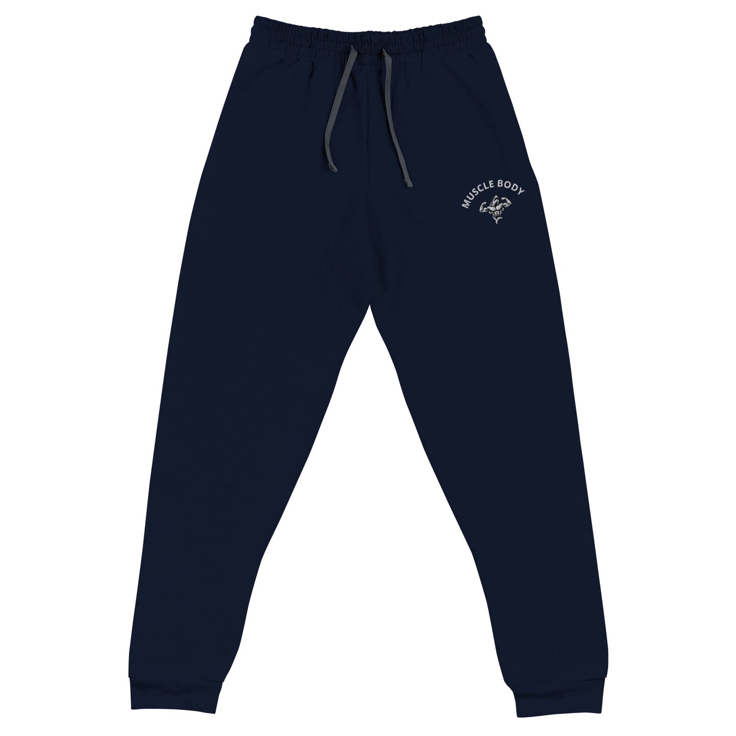 Muscle Body Embroidered Unisex Joggers