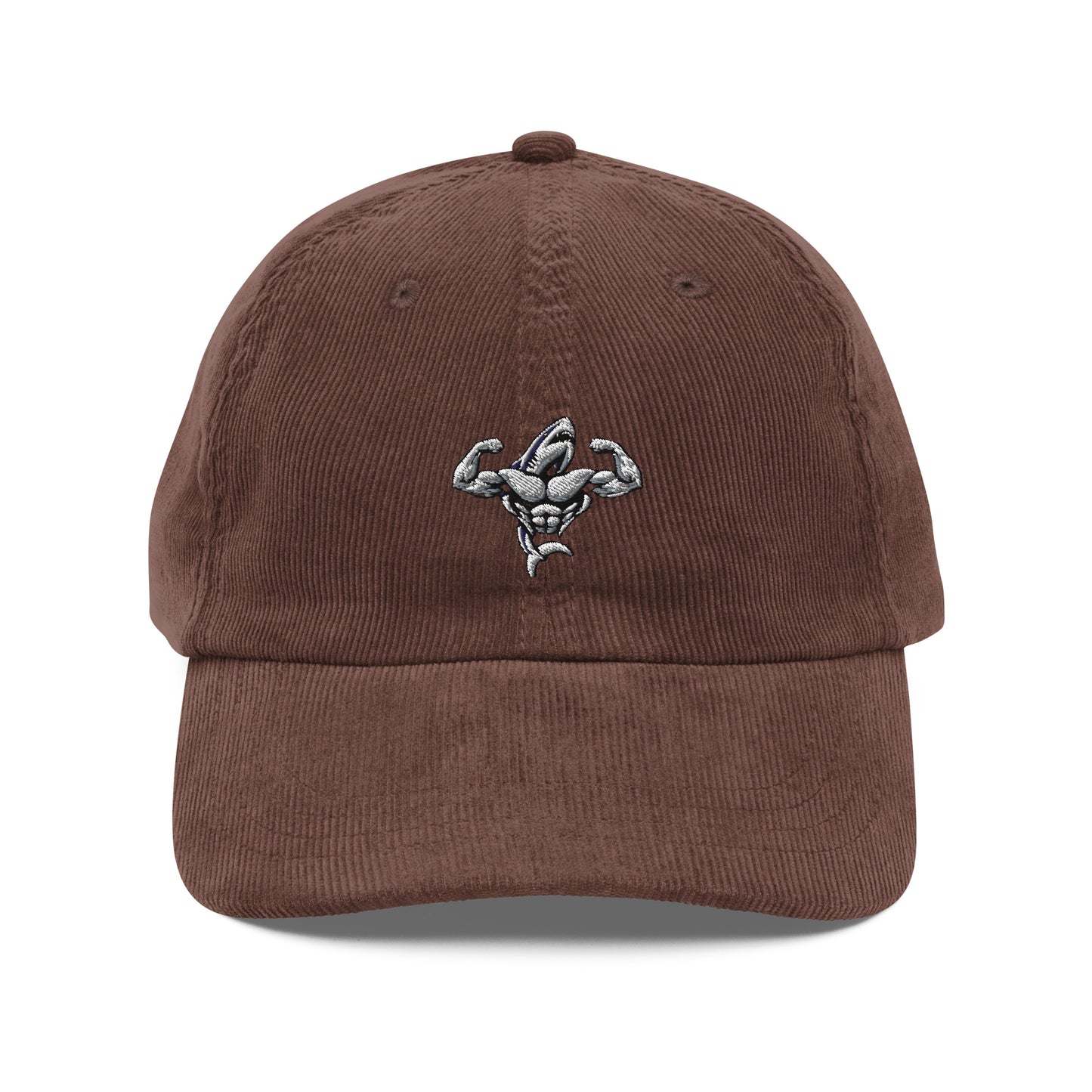 Muscle Body Embroidered Vintage Corduroy Cap