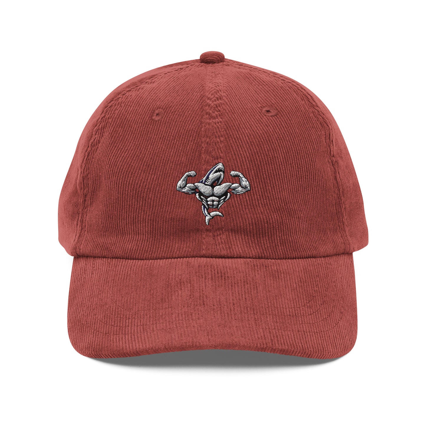 Muscle Body Embroidered Vintage Corduroy Cap