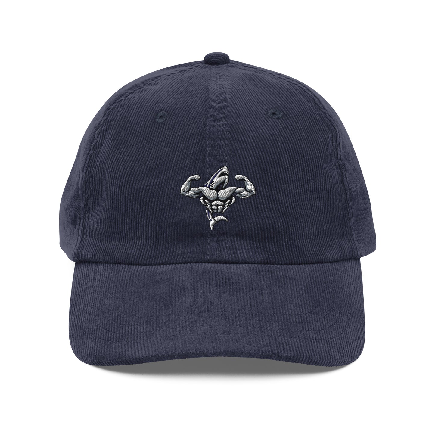 Muscle Body Embroidered Vintage Corduroy Cap