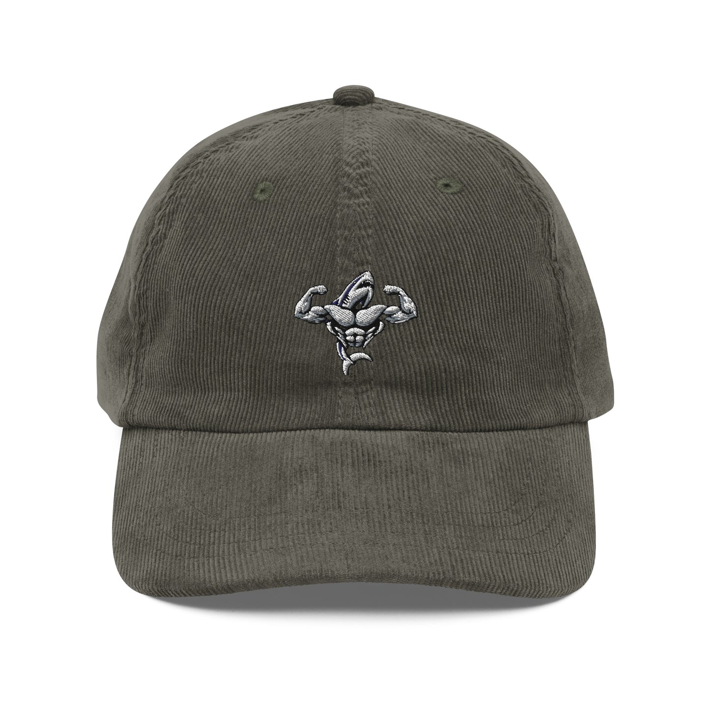 Muscle Body Embroidered Vintage Corduroy Cap
