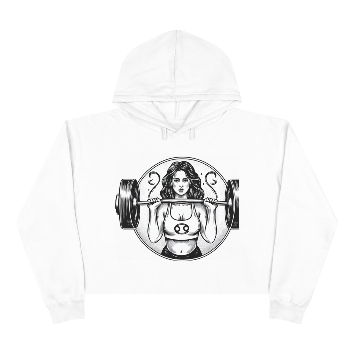 Cancer Crop Hoodie