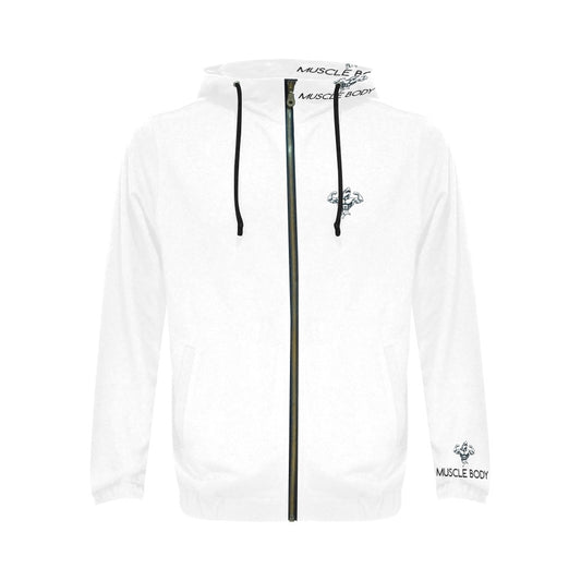 Men's Muscle Body Zip Hoodie