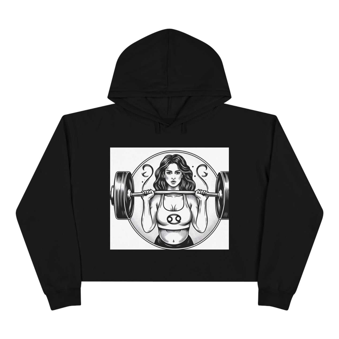 Cancer Crop Hoodie