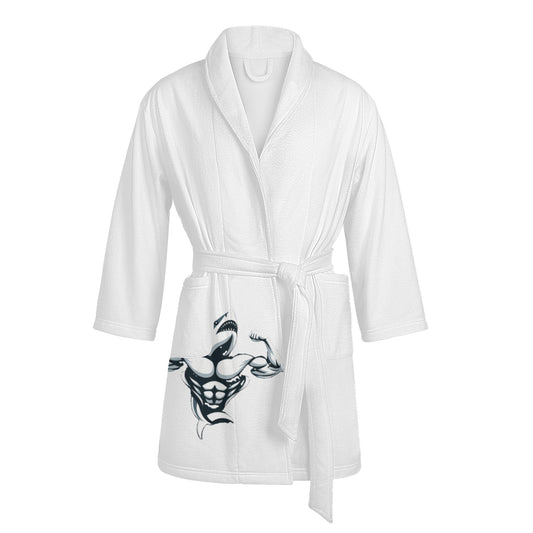 Womens Muscle Body Short Bathrobe