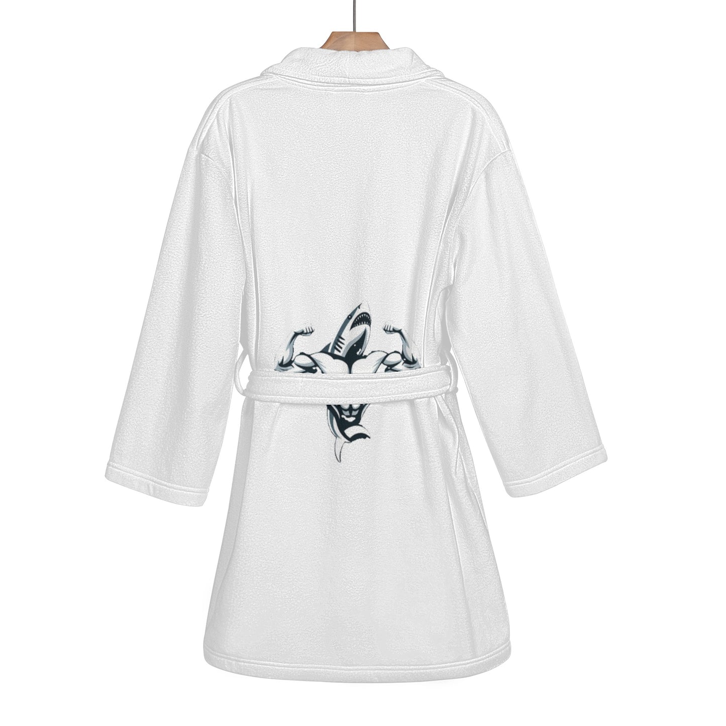 Womens Muscle Body Short Bathrobe