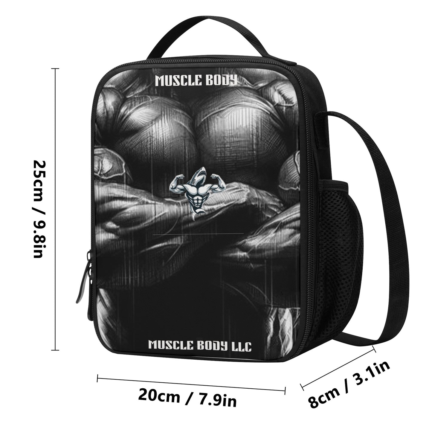 Muscle Body Lunch Box Bags