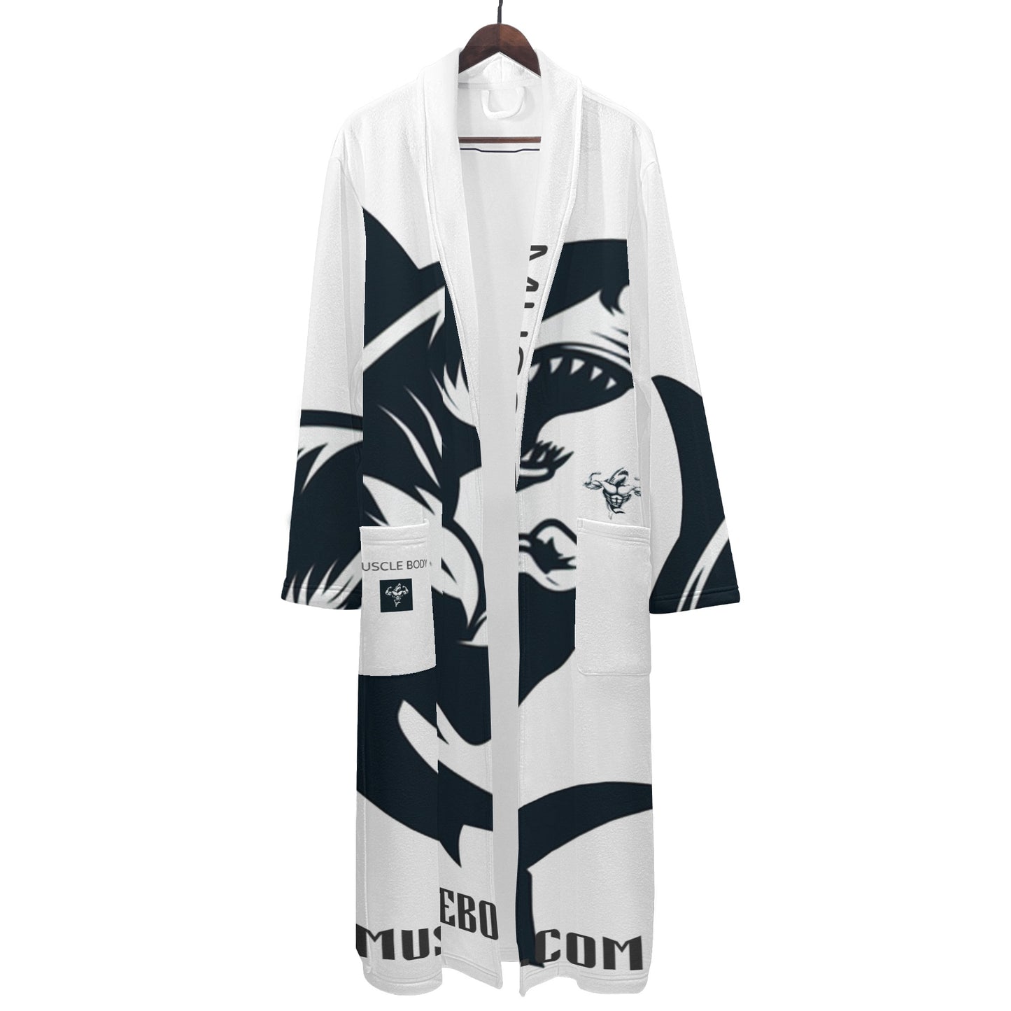 Mens Muscle Body Bathrobe