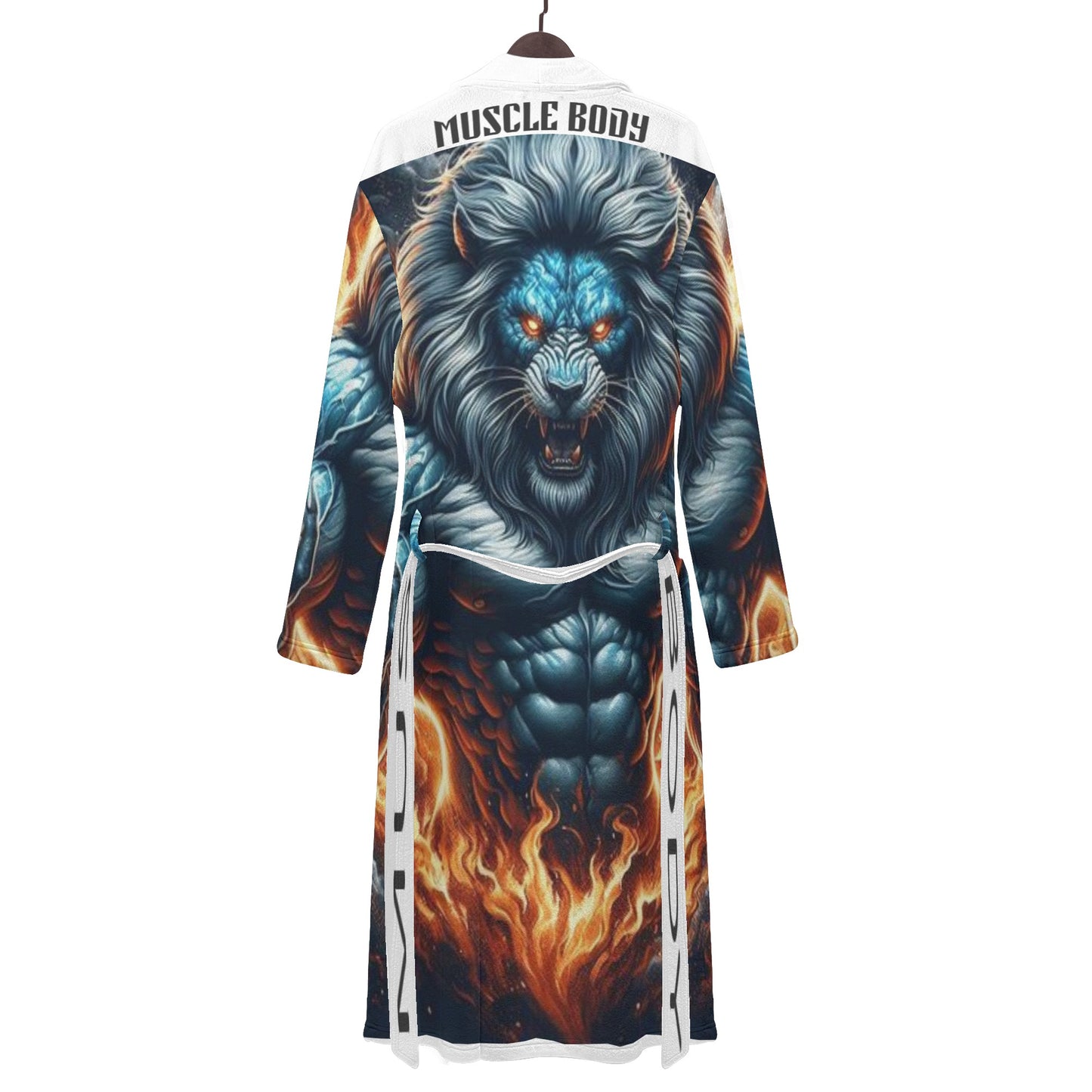 Mens Muscle Body Bathrobe