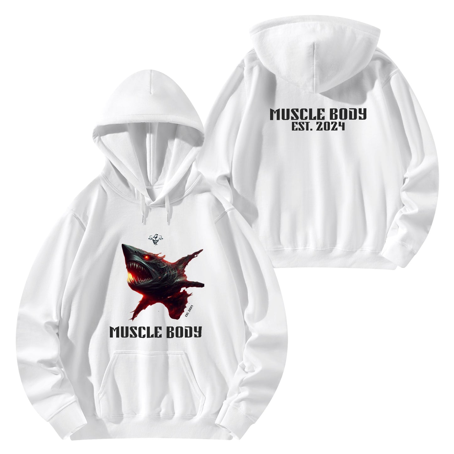 Muscle Body Cotton Hoodie