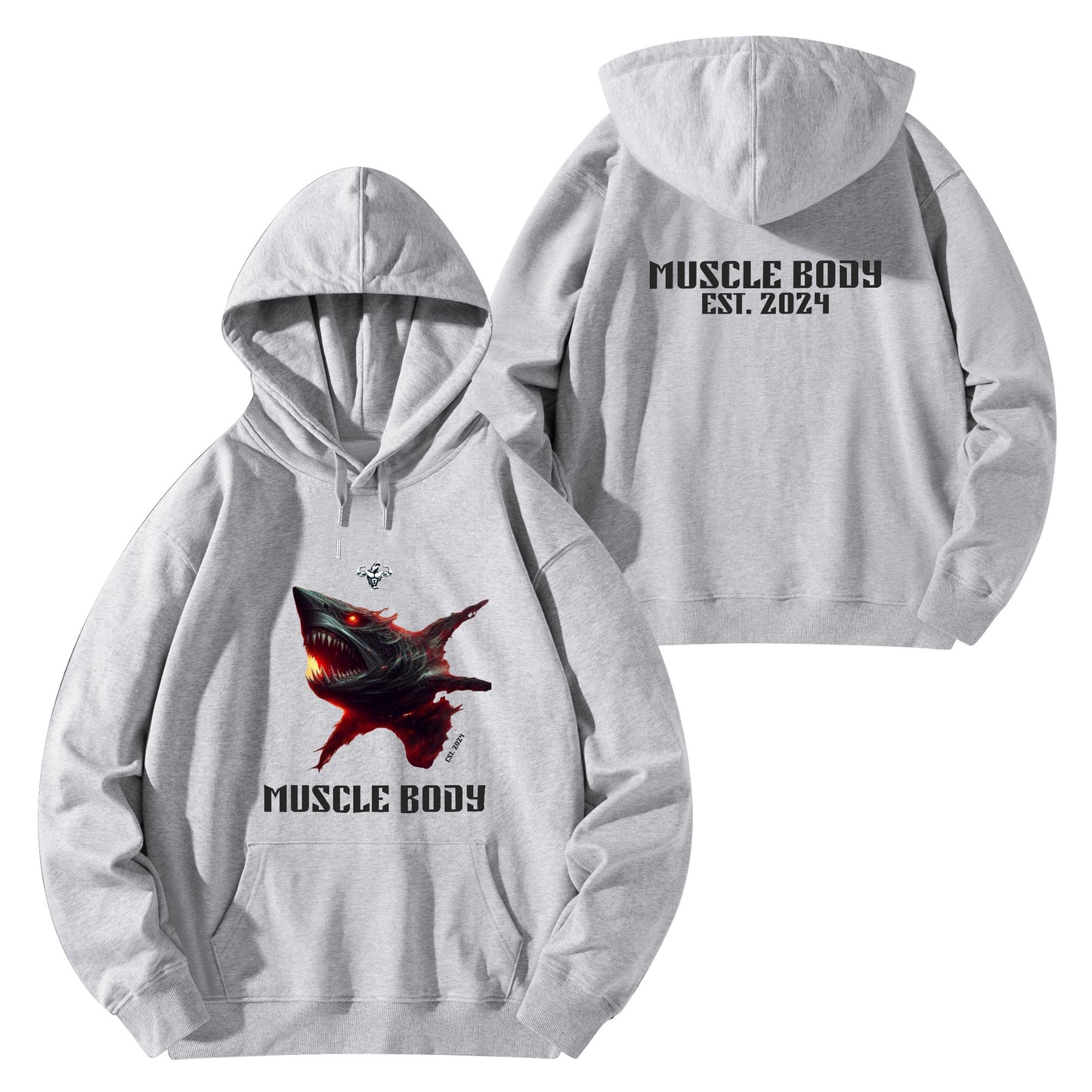 Muscle Body Cotton Hoodie