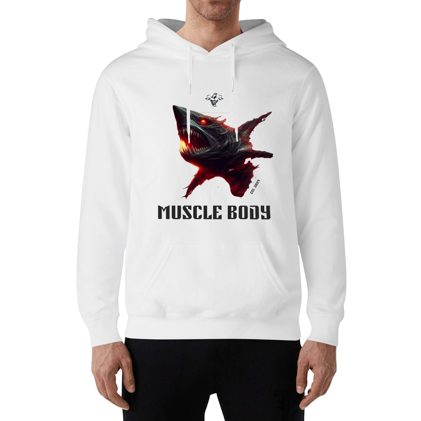 Muscle Body Cotton Hoodie