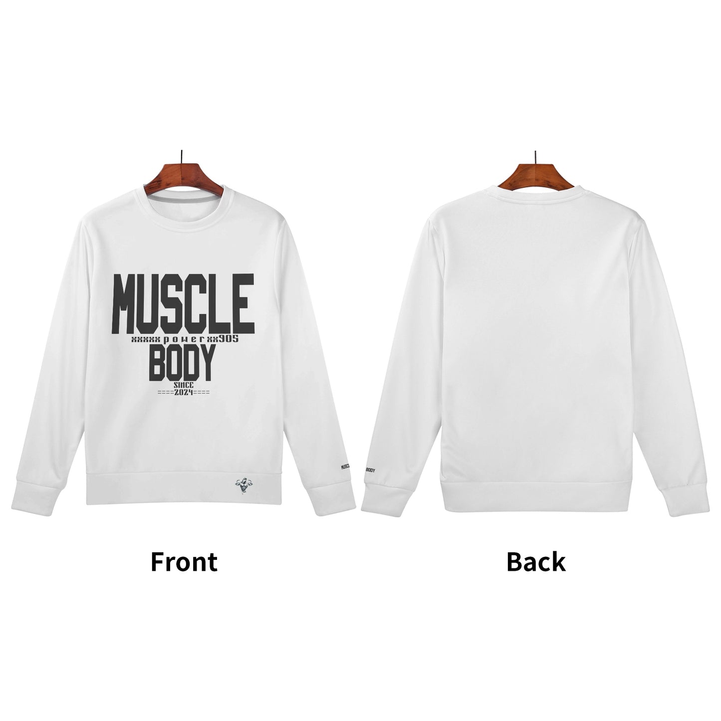 Womens Muscle Body Pull Over Sweatshirt