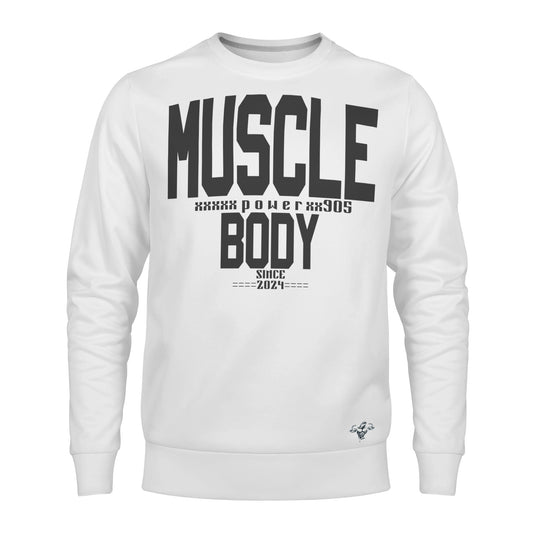 Mens Muscle Body Crew Neck Sweatshirt