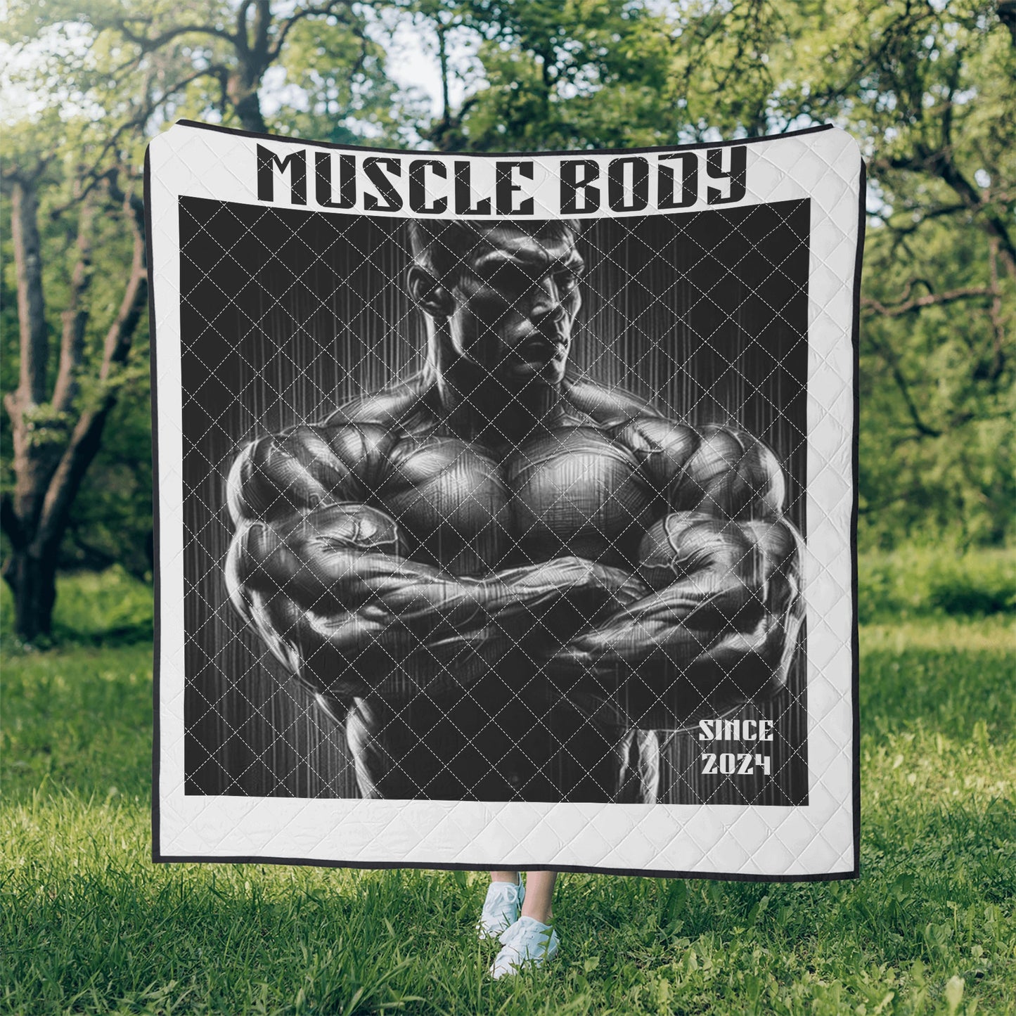 Muscle Body Quilt Bedding