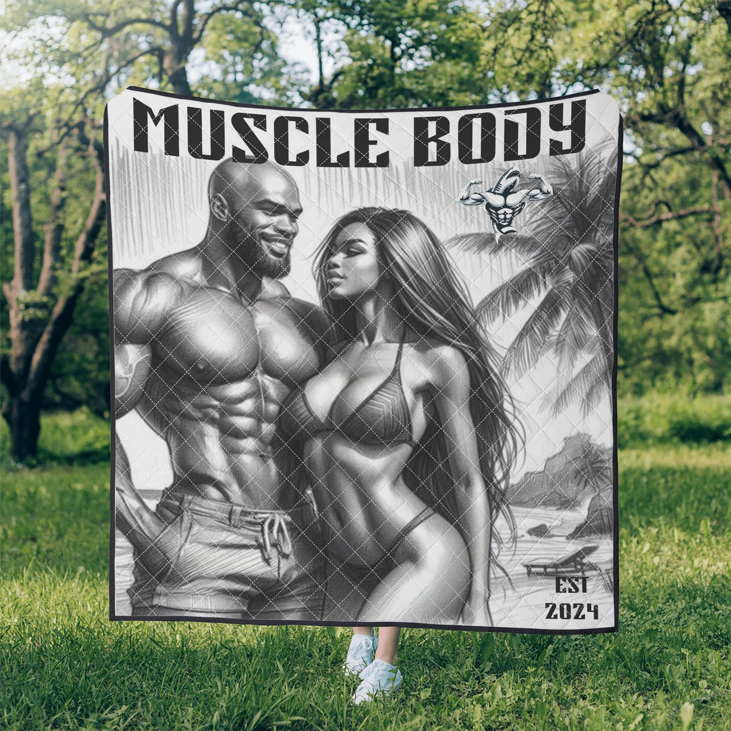 Muscle Body Quilt Bedding