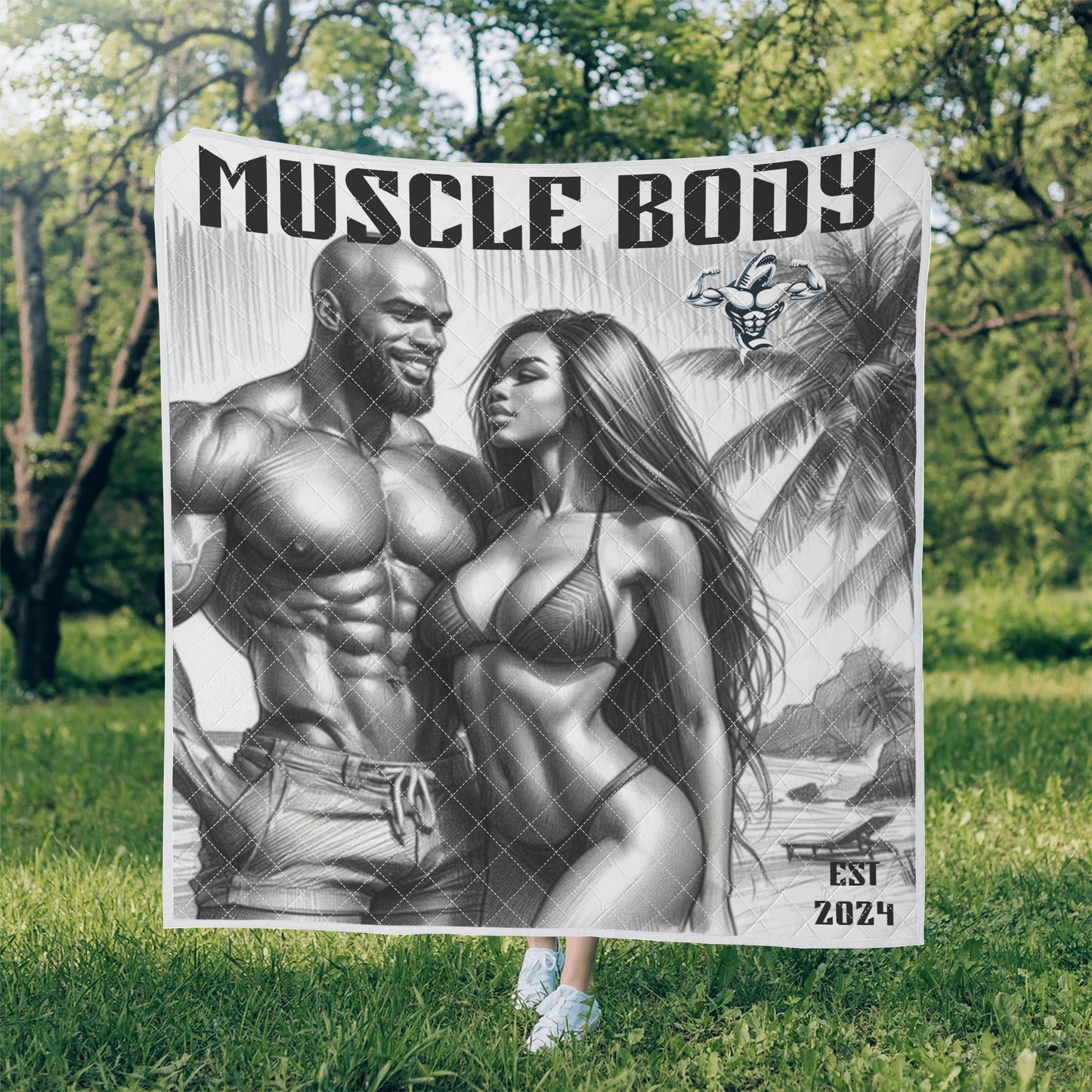 Muscle Body Quilt Bedding