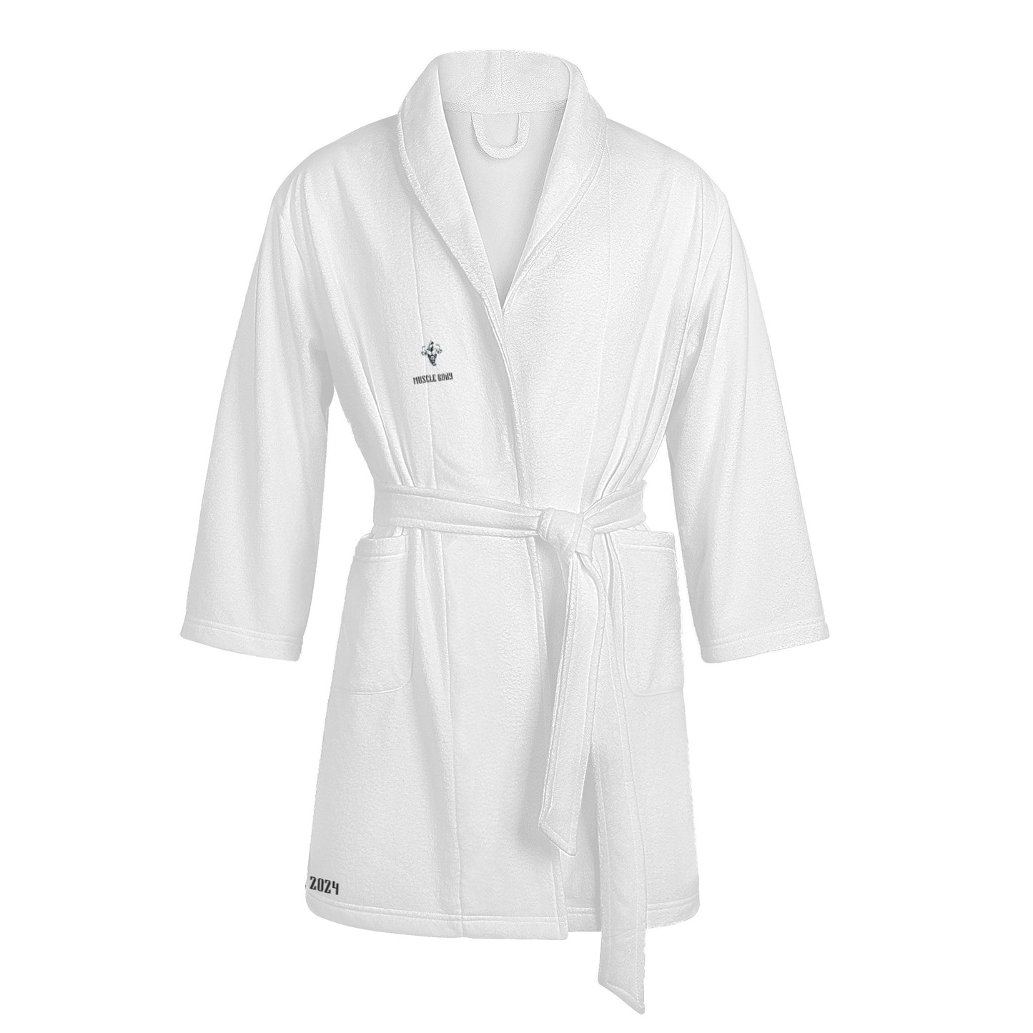 Womens Muscle Body Short Bathrobe