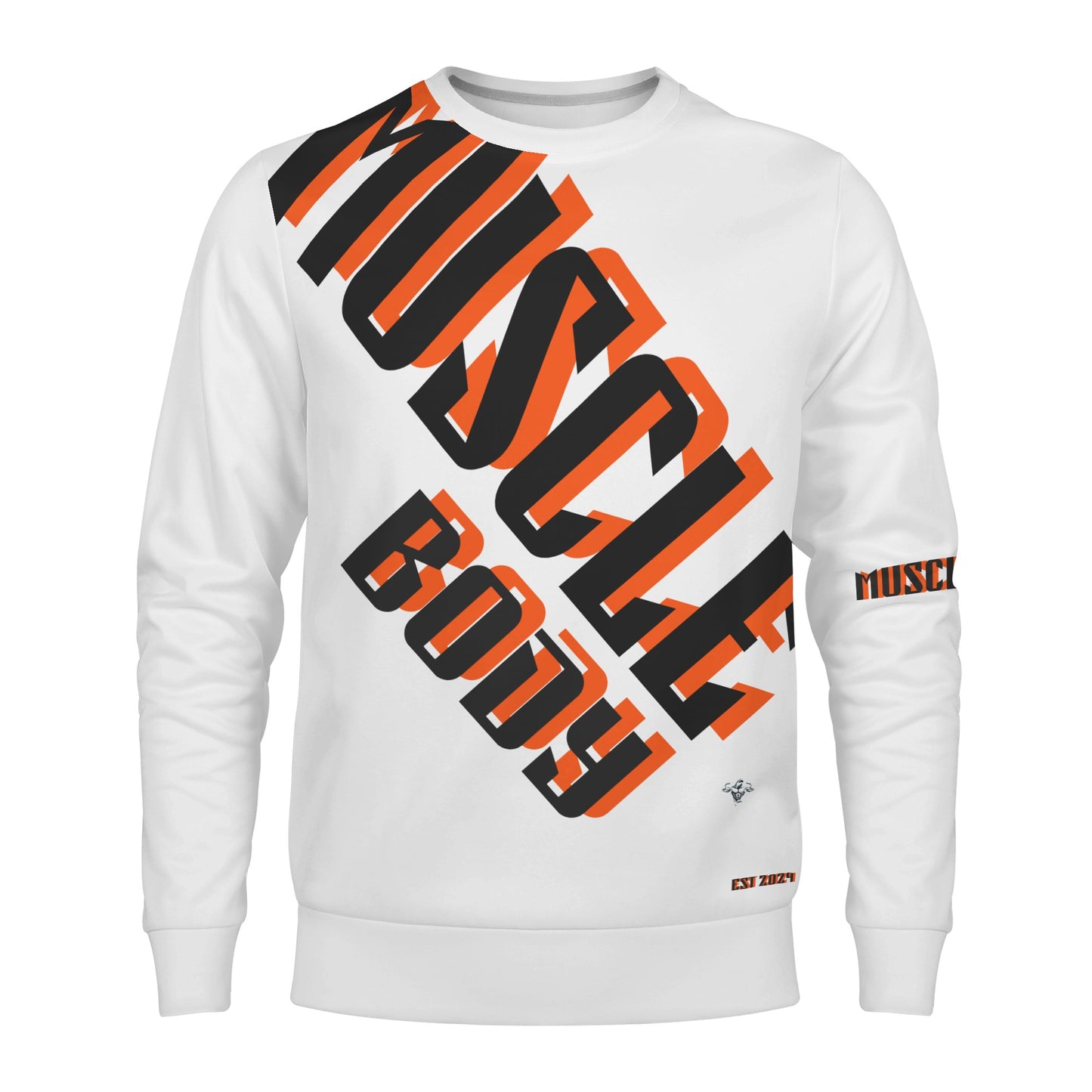 Mens Muscle Body Crew Neck Sweatshirt