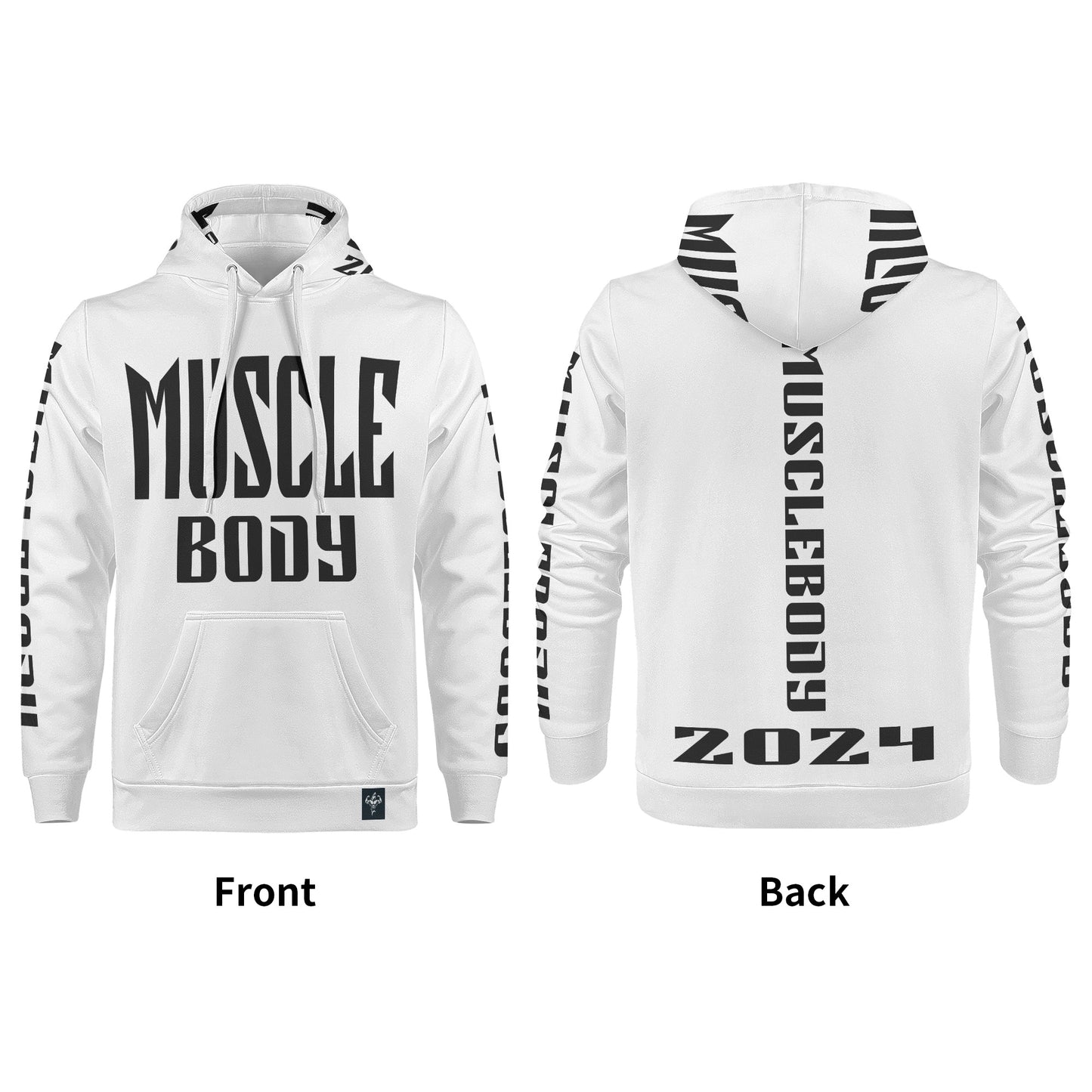 Men's Muscle Body Basic Hoodie