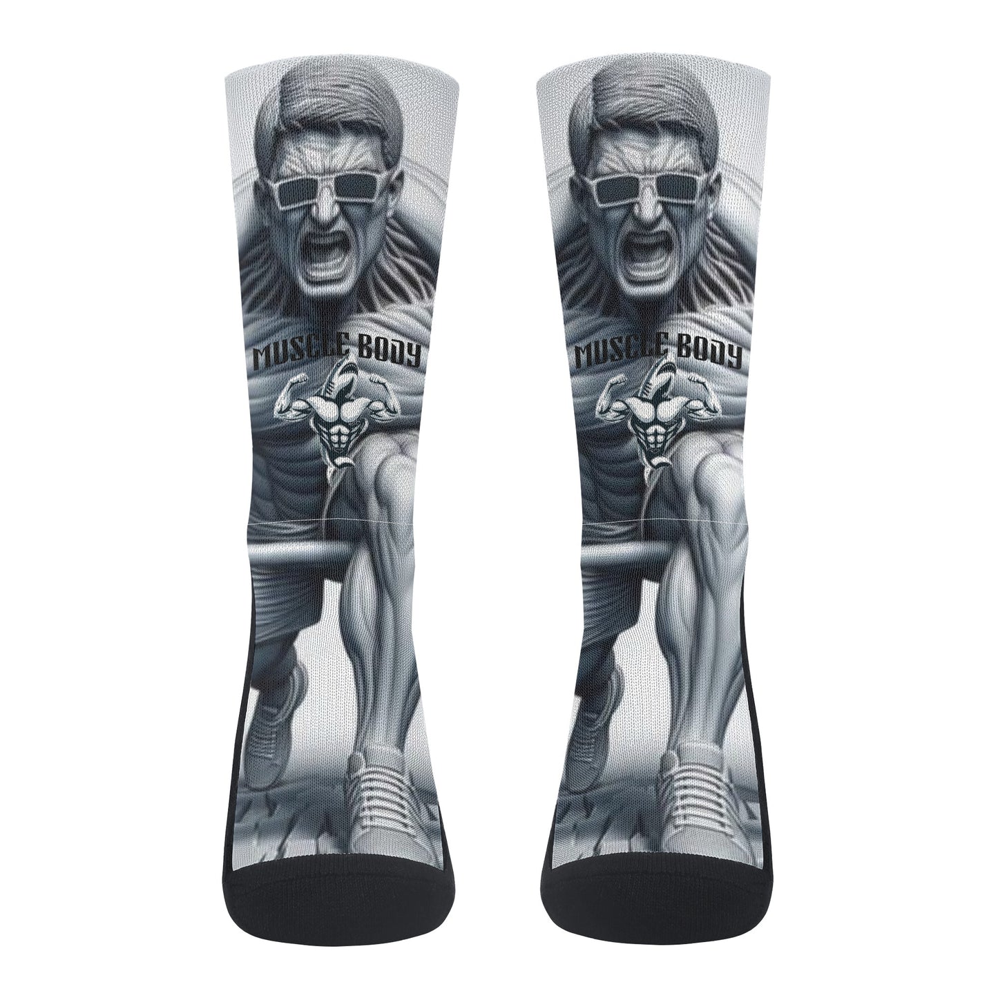 Muscle Body Crew Socks