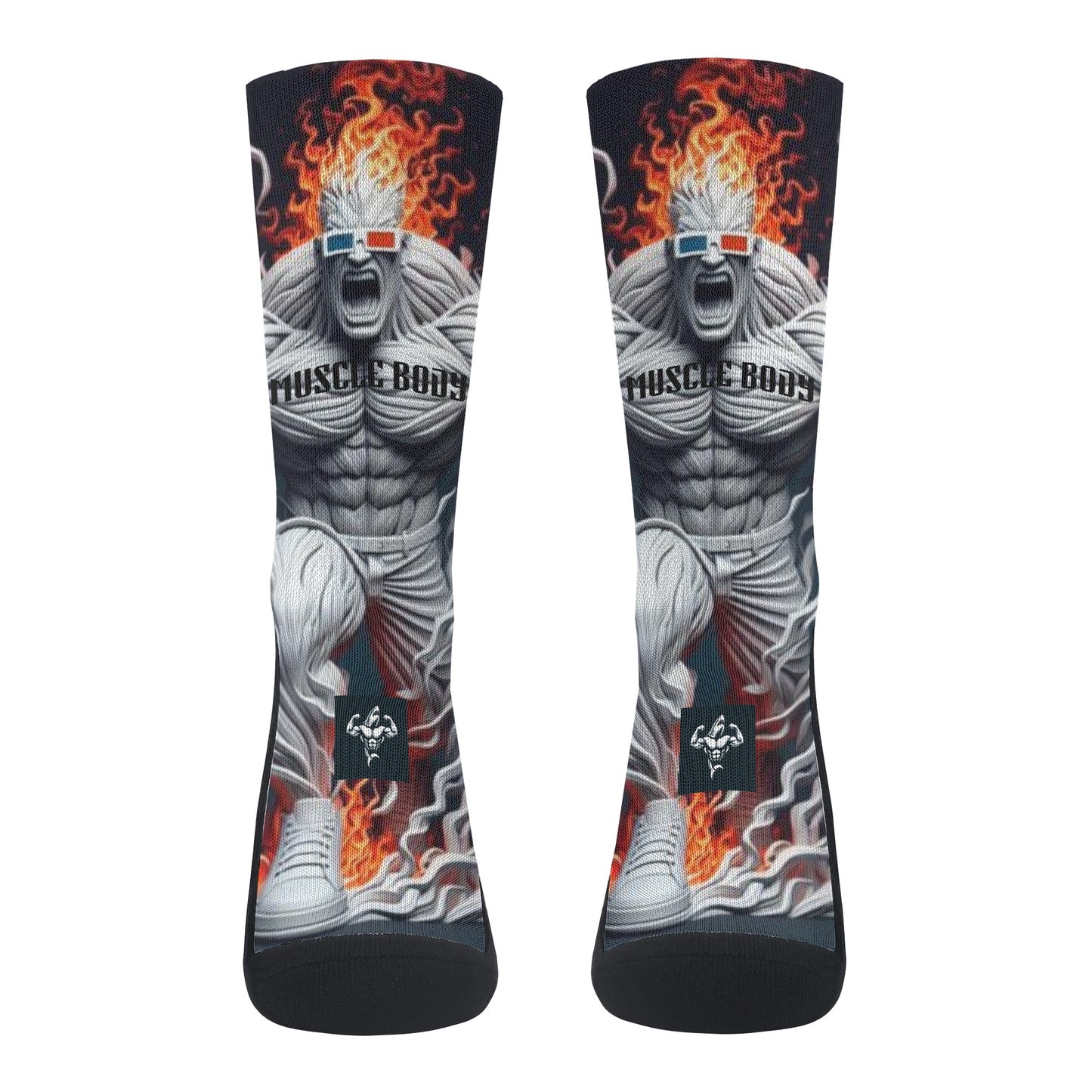 Muscle Body Crew Socks