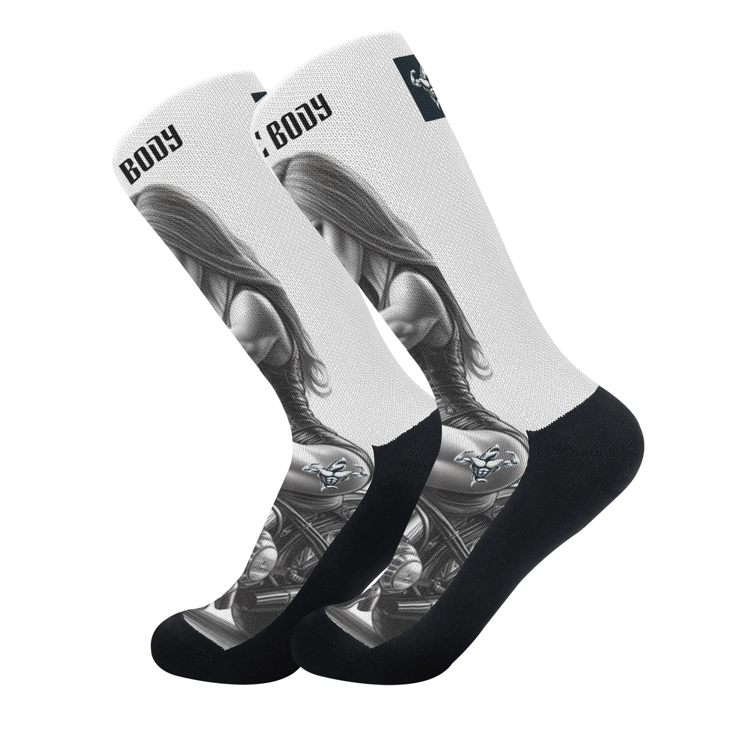 Muscle Body Crew Socks