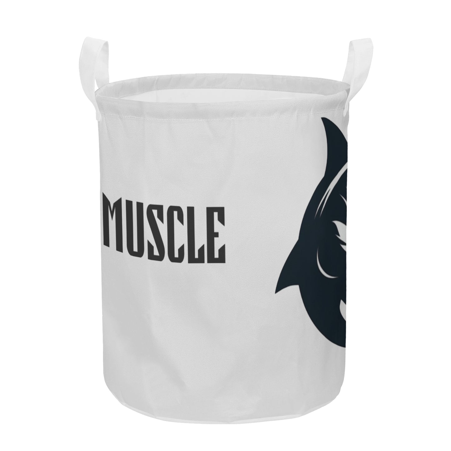 Muscle Body Round Laundry Basket