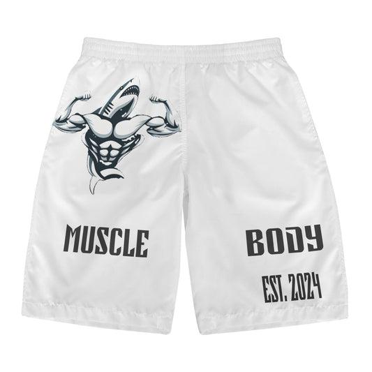 Mens Muscle Body Board Shorts