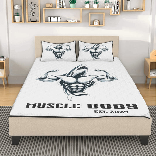 Muscle Body Quilt Bedding Set