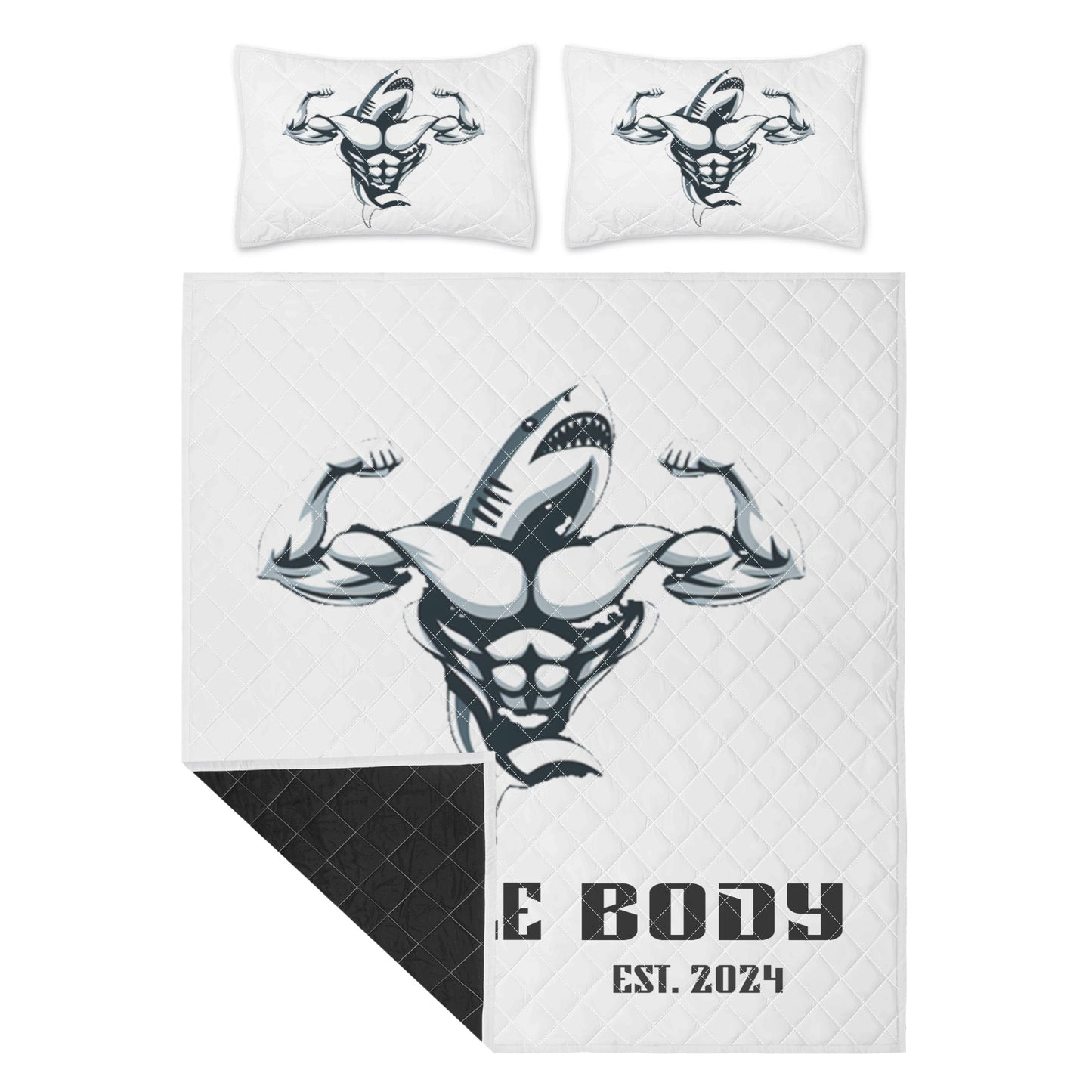 Muscle Body Quilt Bedding Set