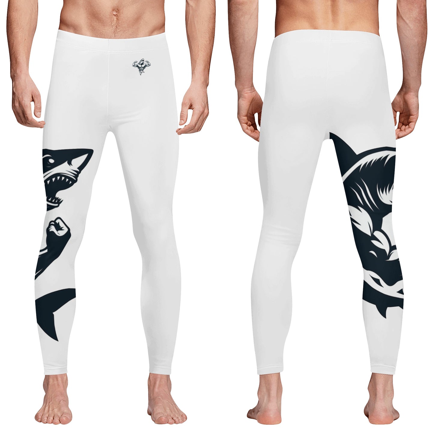 Mens Muscle Body Leggings & Running Tights